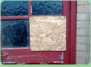 boarded up North Walsham